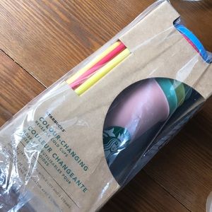 Starbucks color changing cold cups